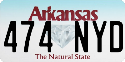 AR license plate 474NYD