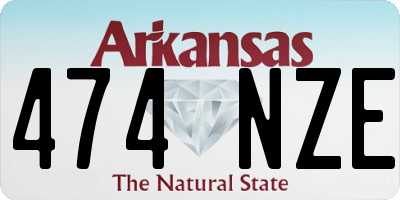 AR license plate 474NZE