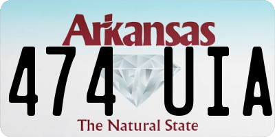AR license plate 474UIA