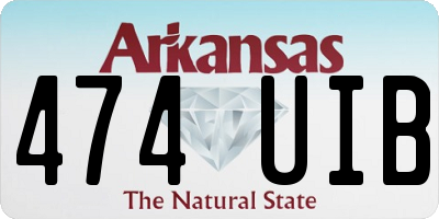 AR license plate 474UIB
