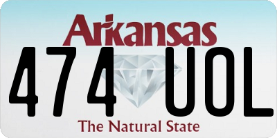 AR license plate 474UOL