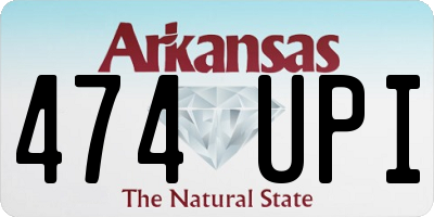 AR license plate 474UPI