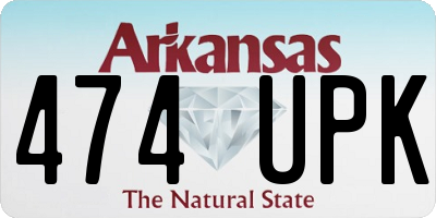 AR license plate 474UPK