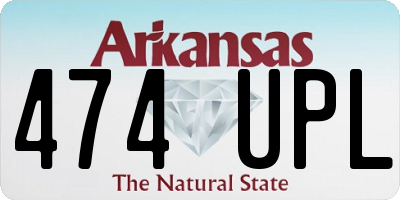 AR license plate 474UPL