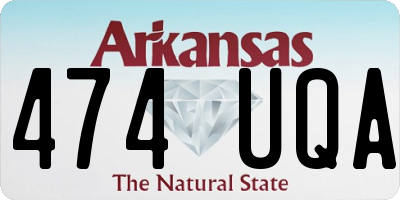 AR license plate 474UQA