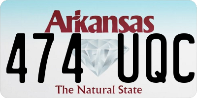 AR license plate 474UQC