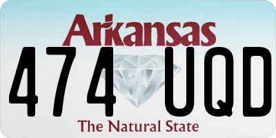 AR license plate 474UQD