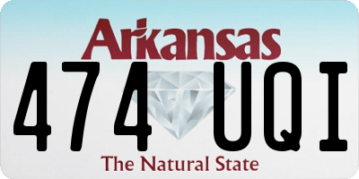 AR license plate 474UQI