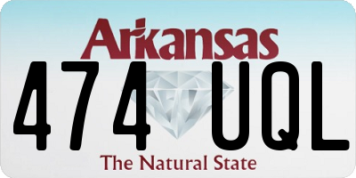 AR license plate 474UQL