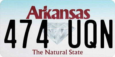 AR license plate 474UQN