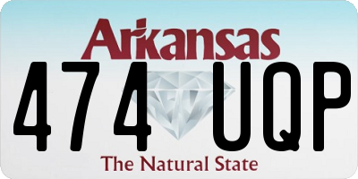 AR license plate 474UQP