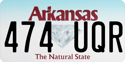 AR license plate 474UQR