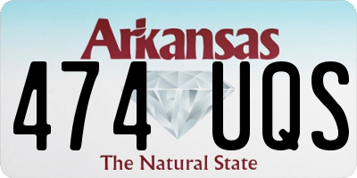 AR license plate 474UQS
