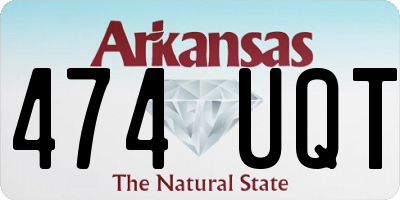 AR license plate 474UQT