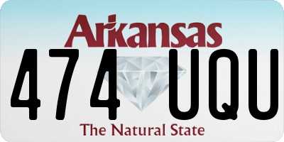 AR license plate 474UQU