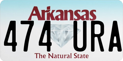 AR license plate 474URA
