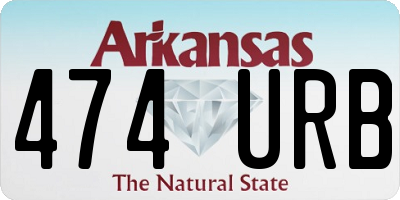 AR license plate 474URB
