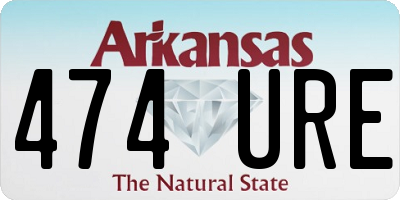 AR license plate 474URE