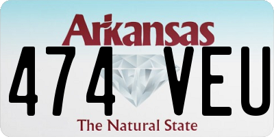 AR license plate 474VEU