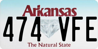 AR license plate 474VFE