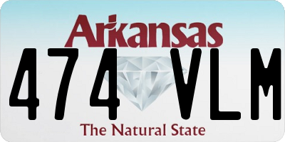 AR license plate 474VLM