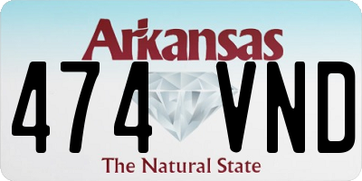AR license plate 474VND