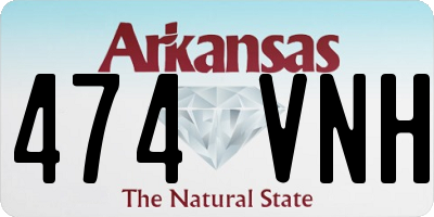 AR license plate 474VNH