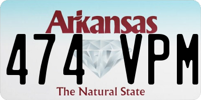 AR license plate 474VPM
