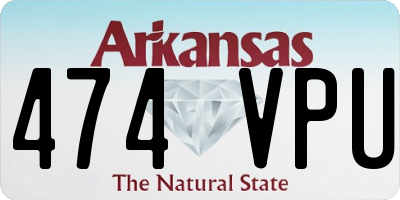 AR license plate 474VPU