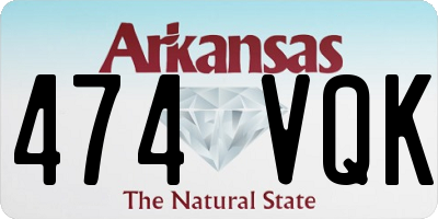 AR license plate 474VQK