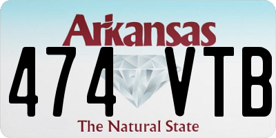 AR license plate 474VTB