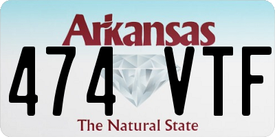 AR license plate 474VTF