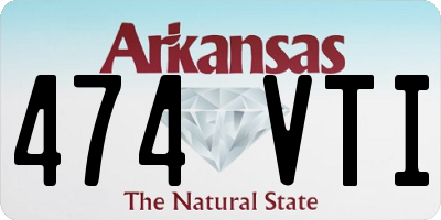 AR license plate 474VTI
