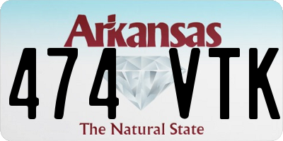 AR license plate 474VTK