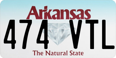 AR license plate 474VTL