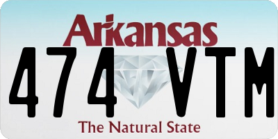 AR license plate 474VTM