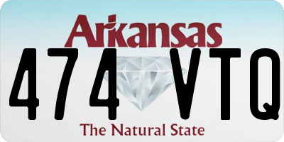 AR license plate 474VTQ