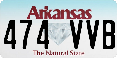 AR license plate 474VVB