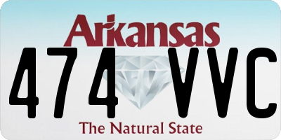 AR license plate 474VVC