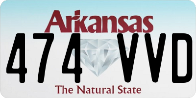 AR license plate 474VVD