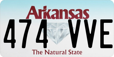 AR license plate 474VVE
