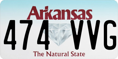 AR license plate 474VVG