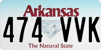 AR license plate 474VVK