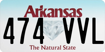 AR license plate 474VVL
