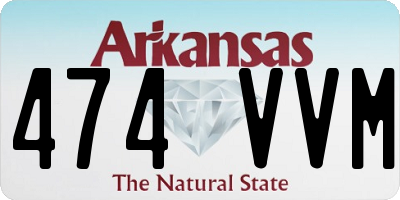 AR license plate 474VVM