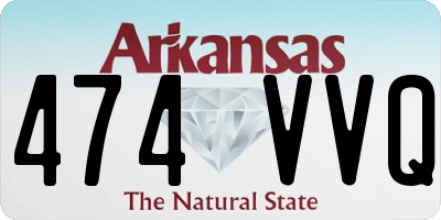 AR license plate 474VVQ