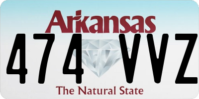 AR license plate 474VVZ