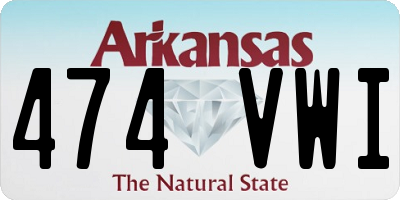 AR license plate 474VWI