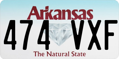 AR license plate 474VXF