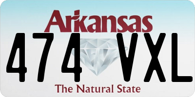 AR license plate 474VXL